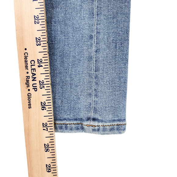 Ben Taverniti Unravel Project Skinny Jean 24 Women Lt Blue Button Fly High Rise - Picture 6 of 13